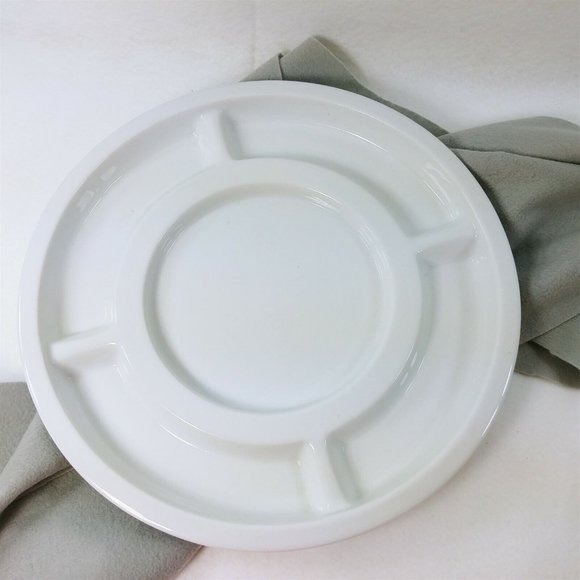 Serving Platter Ceramic Divided White 5 Sections - Picture 4 of 6